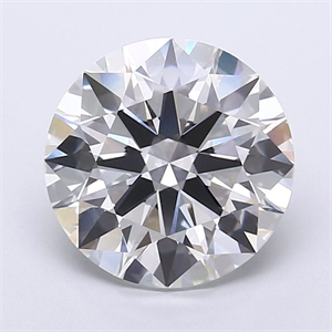 Picture of Lab Grown Diamond 5.05 Carats, Round with Ideal Cut, F Color, VVS2 Clarity and Certified by IGI