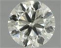 Natural Diamond 0.90 Carats, Round with Very Good Cut, M Color, SI2 Clarity and Certified by IGI