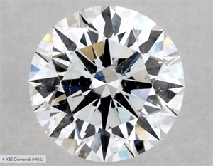 Foto Diamante Natural 0.51 quilates, Redondo , Color E, claridad SI2 y certificado GIA de