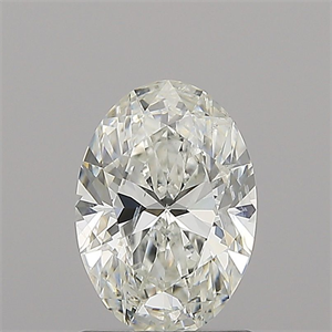 Picture of Natural Diamond 1.02 Carats, Oval with  Cut, H Color, SI2 Clarity and Certified by GIA