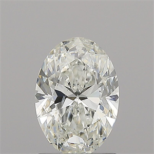 Picture of Natural Diamond 1.02 Carats, Oval with  Cut, H Color, SI2 Clarity and Certified by GIA