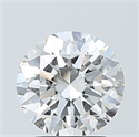Lab Grown Diamond 2.51 Carats, Round with Excellent Cut, E Color, VVS2 Clarity and Certified by IGI
