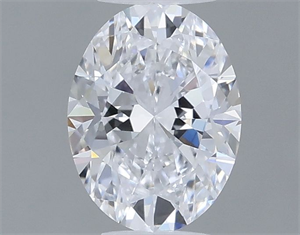 Picture of Natural Diamond 0.42 Carats, Oval with  Cut, D Color, VVS2 Clarity and Certified by GIA