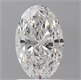 Picture of Lab Grown Diamond 1.53 Carats, Oval with  Cut, D Color, VVS2 Clarity and Certified by IGI