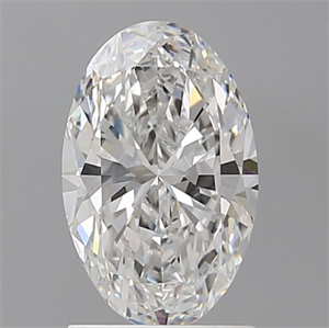 Picture of Lab Grown Diamond 1.53 Carats, Oval with  Cut, D Color, VVS2 Clarity and Certified by IGI