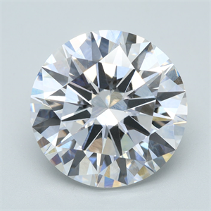 Picture of Lab Grown Diamond 4.76 Carats, Round with Excellent Cut, E Color, VVS2 Clarity and Certified by IGI
