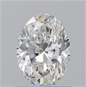 Diamante Natural 0.90 quilates, Ovalado , Color G, claridad VVS2 y certificado GIA
