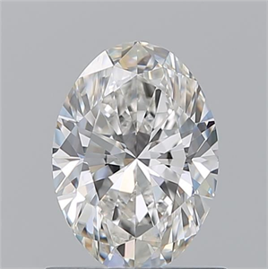Picture of Natural Diamond 0.90 Carats, Oval with  Cut, G Color, VVS2 Clarity and Certified by GIA