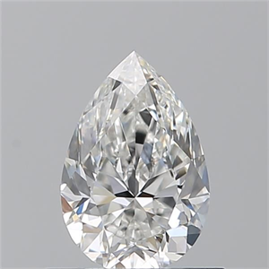 Picture of Natural Diamond 0.70 Carats, Pear with  Cut, F Color, VVS2 Clarity and Certified by GIA