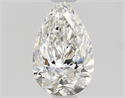 Diamante Natural 0.59 quilates, De pera , Color E, claridad VS1 y certificado GIA