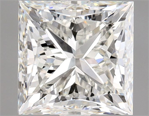 Picture of Natural Diamond 1.80 Carats, Princess with  Cut, H Color, VS1 Clarity and Certified by GIA