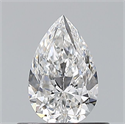 Diamante Natural 0.51 quilates, De pera , Color E, claridad VVS1 y certificado GIA
