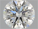 Natural Diamond 0.91 Carats, Round with Excellent Cut, I Color, VVS2 Clarity and Certified by GIA
