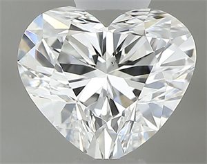 Foto Diamante Natural 0.36 quilates, Corazón , Color G, claridad VS2 y certificado GIA de