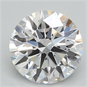 Lab Grown Diamond 1.02 Carats, Round with Ideal Cut, D Color, VVS2 Clarity and Certified by IGI