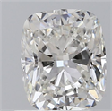 Diamante Natural 0.77 quilates, Del cojín , Color F, claridad VS2 y certificado GIA