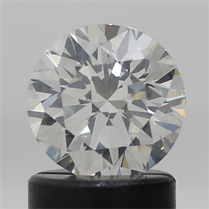 Picture of Natural Diamond 1.01 Carats, Round with Excellent Cut, K Color, SI1 Clarity and Certified by GIA