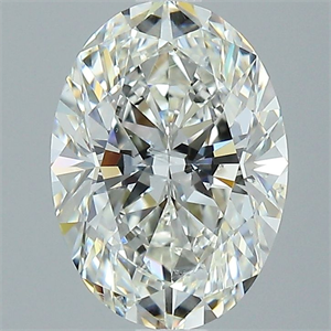 Picture of Natural Diamond 2.50 Carats, Oval with  Cut, I Color, SI2 Clarity and Certified by GIA