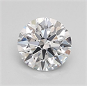 Lab Grown Diamond 1.03 Carats, Round with Ideal Cut, E Color, IF Clarity and Certified by IGI