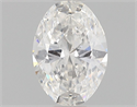 Natural Diamond 0.50 Carats, Oval with  Cut, F Color, SI1 Clarity and Certified by GIA