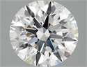 Del inventario de diamantes de laboratorio, 2.06 quilates, Redondo , Color F, claridad VVS2 y certificado IGI