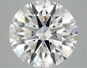 Picture of Lab Grown Diamond 5.09 Carats, Round with Ideal Cut, E Color, VVS2 Clarity and Certified by IGI
