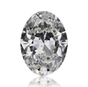 Diamante Natural 0.60 quilates, Ovalado , Color F, claridad SI2 y certificado GIA