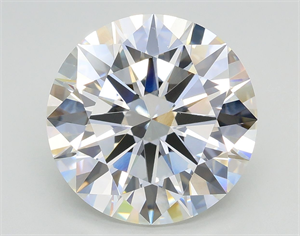 Picture of Lab Grown Diamond 6.06 Carats, Round with Ideal Cut, G Color, VS1 Clarity and Certified by IGI