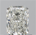 Natural Diamond 0.71 Carats, Radiant with  Cut, J Color, VVS1 Clarity and Certified by GIA