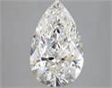 Diamante Natural 4.01 quilates, De pera , Color G, claridad VS2 y certificado GIA