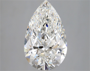 Foto Diamante Natural 4.01 quilates, De pera , Color G, claridad VS2 y certificado GIA de