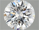 Lab Grown Diamond 2.55 Carats, Round with Excellent Cut, D Color, VVS2 Clarity and Certified by IGI