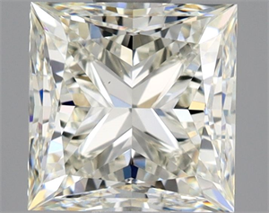Picture of Natural Diamond 1.01 Carats, Princess with  Cut, L Color, VS2 Clarity and Certified by GIA