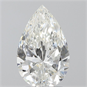 Natural Diamond 2.01 Carats, Pear with  Cut, H Color, SI1 Clarity and Certified by GIA