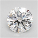 Lab Grown Diamond 1.03 Carats, Round with Ideal Cut, D Color, VVS1 Clarity and Certified by IGI