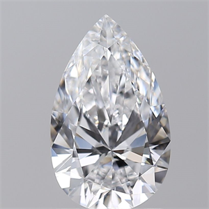 Foto Diamante Natural 1.50 quilates, De pera , Color D, claridad IF y certificado GIA de