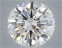 Lab Grown Diamond 6.02 Carats, Round with Excellent Cut, E Color, VVS2 Clarity and Certified by IGI