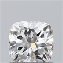 Natural Diamond 0.62 Carats, Cushion with  Cut, F Color, VS2 Clarity and Certified by GIA