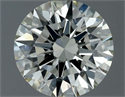 Diamante Natural 0.61 quilates, Redondo , Color M, claridad VVS1 y certificado GIA