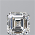Natural Diamond 0.70 Carats, Asscher with  Cut, G Color, VVS1 Clarity and Certified by GIA