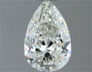 Picture of Natural Diamond 0.60 Carats, Pear with  Cut, I Color, VVS1 Clarity and Certified by IGI