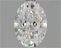 Natural Diamond 2.01 Carats, Oval with  Cut, E Color, SI1 Clarity and Certified by GIA