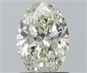 Diamante Natural 1.00 quilates, Ovalado , Color J, claridad SI1 y certificado IGI