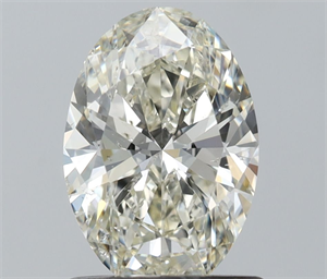 Foto Diamante Natural 1.00 quilates, Ovalado , Color J, claridad SI1 y certificado IGI de