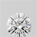 Lab Grown Diamond 0.72 Carats, Round with Ideal Cut, D Color, VVS2 Clarity and Certified by IGI