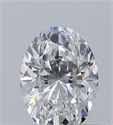 Natural Diamond 0.41 Carats, Oval with  Cut, E Color, VVS1 Clarity and Certified by GIA