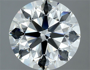 Foto Diamante Natural 2.50 quilates, Redondo , Color H, claridad VVS2 y certificado IGI de