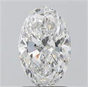 Diamante Natural 1.50 quilates, Ovalado , Color E, claridad VVS1 y certificado GIA