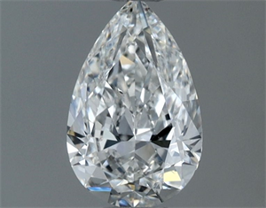 Foto Diamante Natural 0.50 quilates, De pera , Color G, claridad SI1 y certificado GIA de