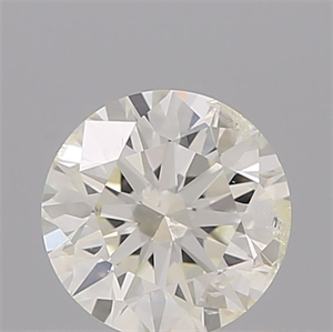 Picture of Natural Diamond 0.46 Carats, Round with Excellent Cut, I Color, SI2 Clarity and Certified by IGI